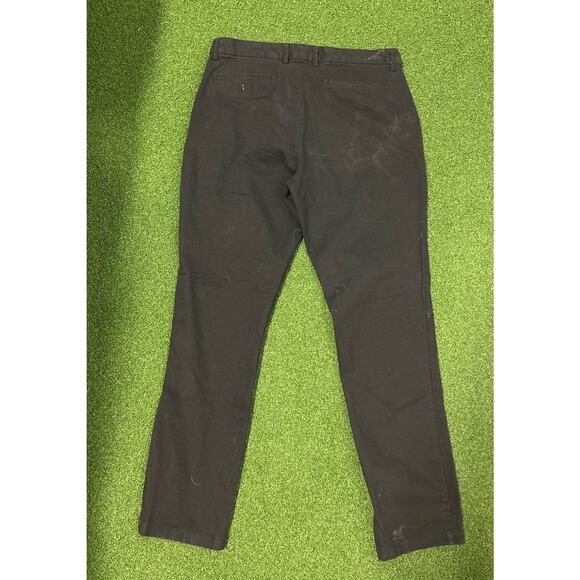 Old Navy Men Ultimate Tech Slim Chino Pants 34X32 Black Built In Flex Flat Front - Picture 4 of 5